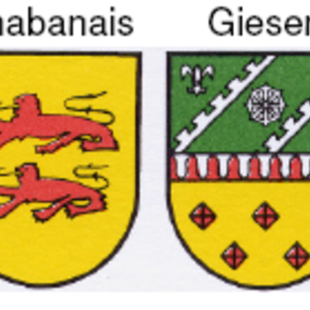 Bild vergrößern: Wappen von Chabanais und der Gemeinde Giesen