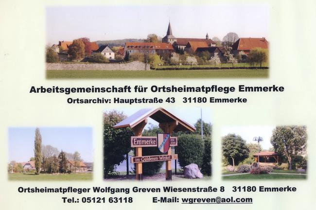 Bild vergr&ouml;&szlig;ern: Arbeitsgemeinschaft f&uuml;r Ortsheimatpflege Emmerke
