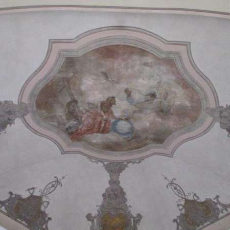 Bild vergrößern: Dreifaltigkeit Deckengemälde St. Matthias Hüddessum