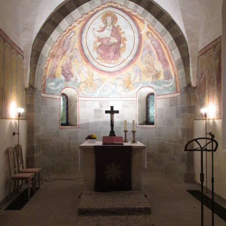 Bild vergrößern: Ostchor in St. Bartholomäus Mahlerten