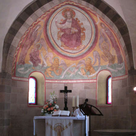 Bild vergrößern: St. Bartholomäus Mahlerten Innenraum