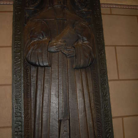 Bild vergrößern: Grabplatte Pastor Jahns (Janus) in Nordstemmen