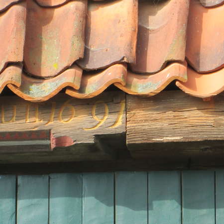 Bild vergrößern: Dachbalken an der alten Posthalterei Bönnien