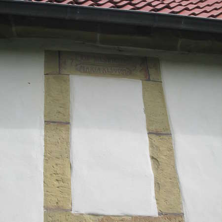 Bild vergrößern: Gemauertes Fenster in St. Johannis Königsdahlum