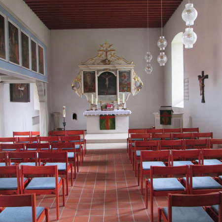Bild vergrößern: St. Johannis in Königsdahlum Innenraum