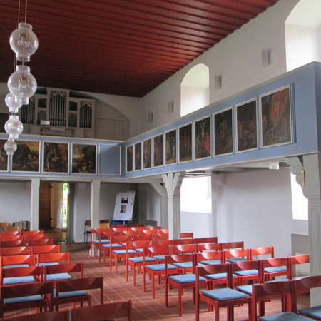 Bild vergrößern: St. Johannis in Königsdahlum Empore