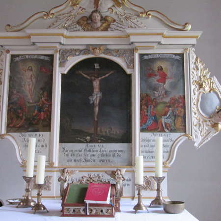 Bild vergrößern: Altar von St. Johannis in Königsdahlum