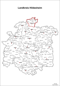 Bild vergrößern: Allgermissen - Landkreiskarte