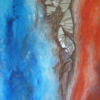 Bild vergr&ouml;&szlig;ern: Uta Hilker 2012 Reanimation 58x99cm
