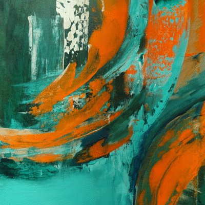 Bild vergr&ouml;&szlig;ern: Vera Sz&ouml;ll&ouml;si 2015-05 Motion Acryl auf Leinwand 40x60