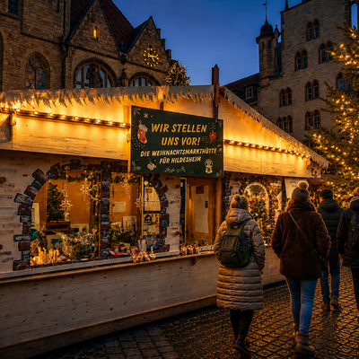Bild vergr&ouml;&szlig;ern: Pressefoto Gemeinn&uuml;tzige Projekte auf dem Hildesheimer Weihnachtsmarkt