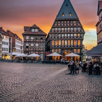 Bild vergrößern: Hildesheimer Stadtführungen am Abend