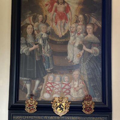 Bild vergr&ouml;&szlig;ern: St.Johannis Epitaph der neun Kinder des Friedrich v. Steinberg