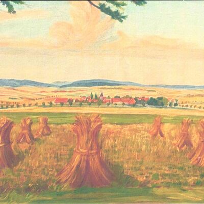 Bild vergr&ouml;&szlig;ern: Gem&auml;lde_Blick_vom_Sommerberg_auf_Sellenstedt_1