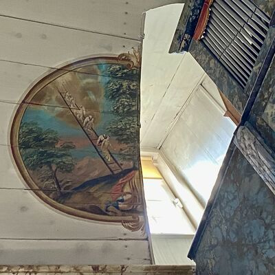 Bild vergr&ouml;&szlig;ern: St.Bartholom&auml;usDeckenmedaillonJakobsTraum