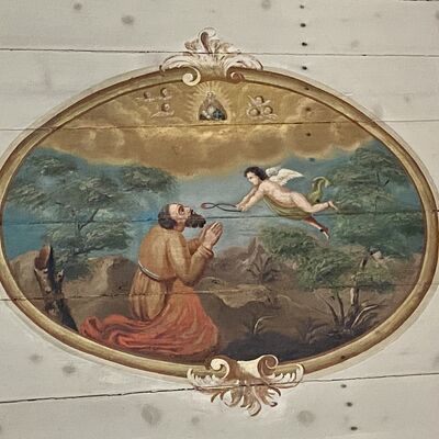 Bild vergr&ouml;&szlig;ern: St.Bartholom&auml;usDeckenmedaillonJesaia