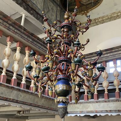 Bild vergr&ouml;&szlig;ern: St.Bartholom&auml;usHolzleuchter2