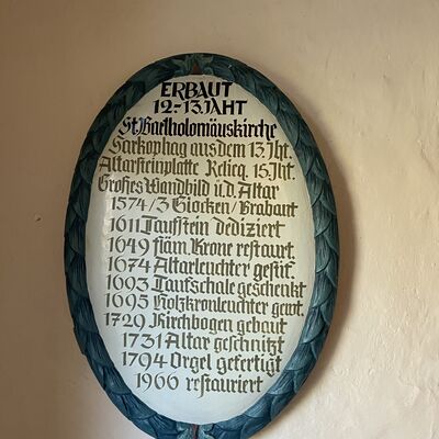 Bild vergr&ouml;&szlig;ern: St.Bartholom&auml;usTafel