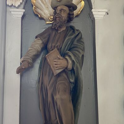 Bild vergr&ouml;&szlig;ern: Kirche St.Cosmas u. DamianKanzel Petrus