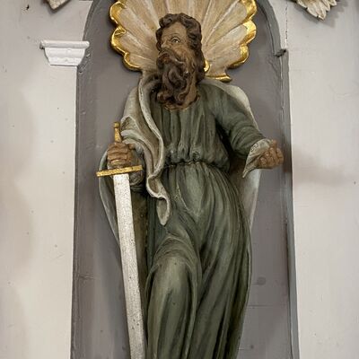 Bild vergr&ouml;&szlig;ern: Kirche St.Cosmas u. DamianKanzel Paulus