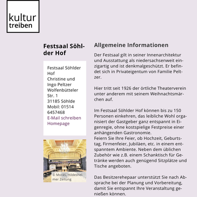 Bild vergr&ouml;&szlig;ern: Festsaal_S&ouml;hlder_Hof