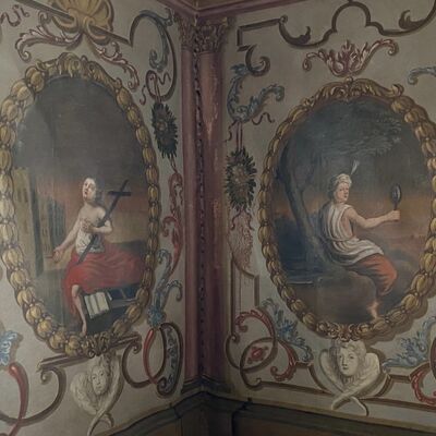 Bild vergr&ouml;&szlig;ern: Hetlingsches Gut Wandgem&auml;lde3