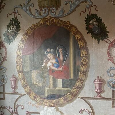 Bild vergr&ouml;&szlig;ern: Hetlingsches Gut Wandgem&auml;lde4