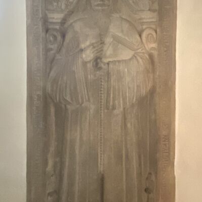 Bild vergr&ouml;&szlig;ern: St.Peter u.Paul Grabplatte Bartholom&auml;us Bergmann