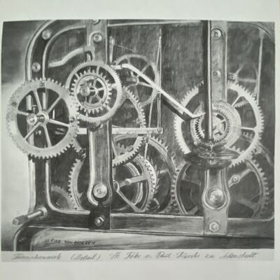 Bild vergr&ouml;&szlig;ern: St.Peter u.Paul WeuleUhr