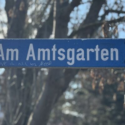 Bild vergr&ouml;&szlig;ern: Stra&szlig;enschild_Amtsgarten