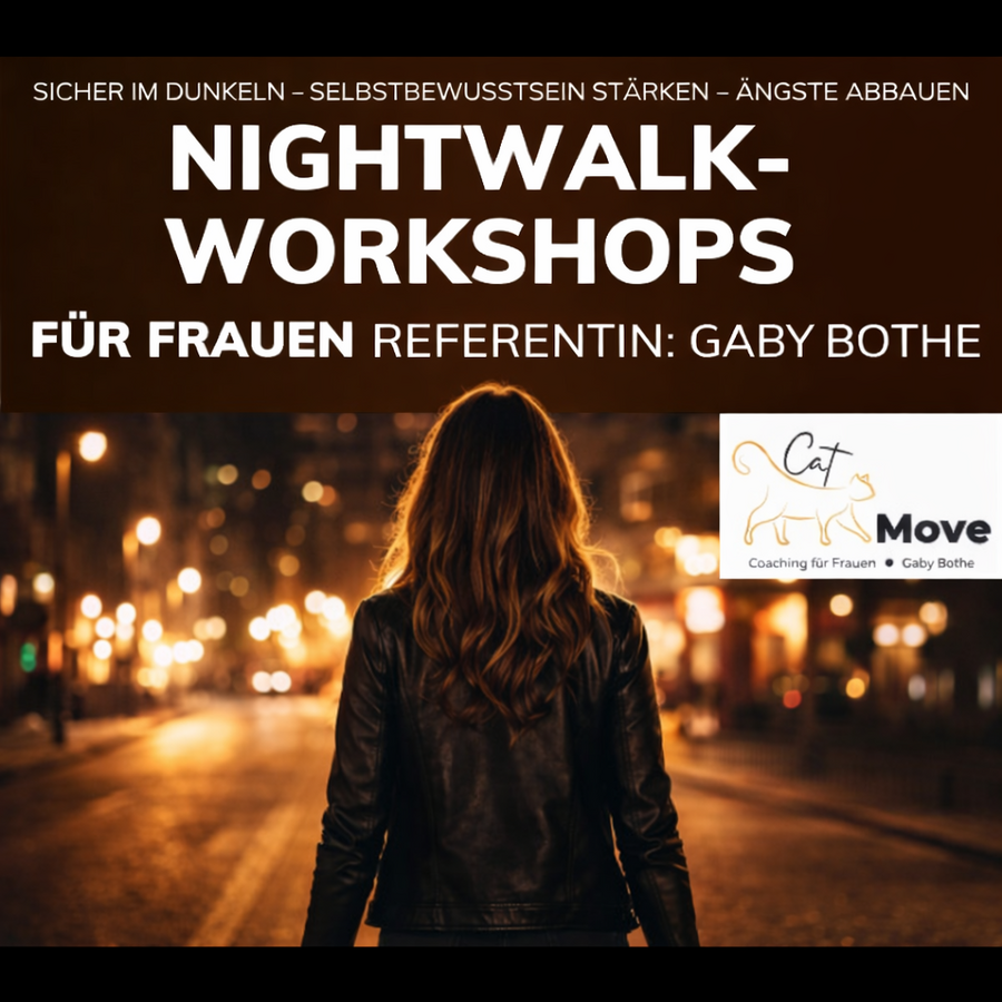Interner Link: Zur Veranstaltung Nightwalk Workshop f&uuml;r Frauen  Sicherheit beginnt mit Wahrnehmung