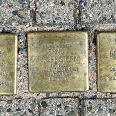 Bild vergr&ouml;&szlig;ern: Stolpersteine Gronau Blanke St. 46