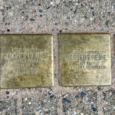 Bild vergr&ouml;&szlig;ern: Stolpersteine Gronau Blanke Str.41