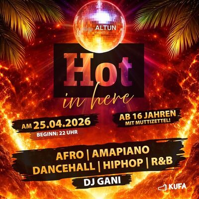 Interner Link: Zur Veranstaltung HOT IN HERE