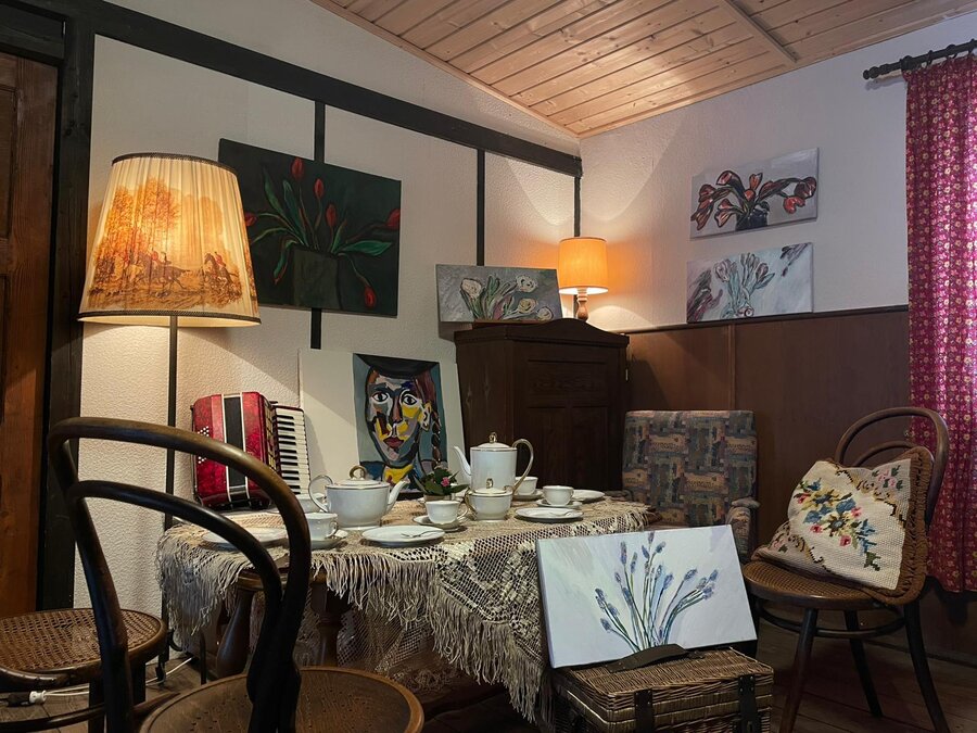 Interner Link: Zur Veranstaltung Kunst-Erz&auml;hl-Caf&eacute; im KULTSaal