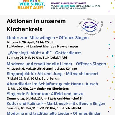 Veranstaltungen im Kirchenkreis