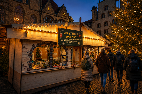 Pressefoto Gemeinn&uuml;tzige Projekte auf dem Hildesheimer Weihnachtsmarkt