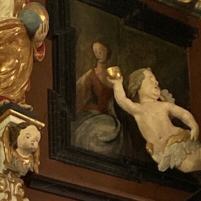 Bild vergr&ouml;&szlig;ern: Kirche Orgelempore Portrait AnnaElisabeth v. Heimberg