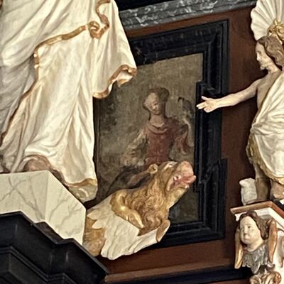 Bild vergr&ouml;&szlig;ern: Kirche Orgelempore Portrait Sophie von Cramm